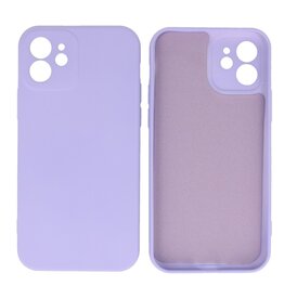 BAOHU iPhone 12 Hoesje Fashion Backcover Telefoonhoesje Paars