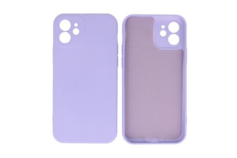 Fashion Backcover Telefoonhoesje - Color Hoesje - Geschikt voor de iPhone 12 - Paars