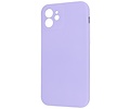 Fashion Backcover Telefoonhoesje - Color Hoesje - Geschikt voor de iPhone 12 - Paars