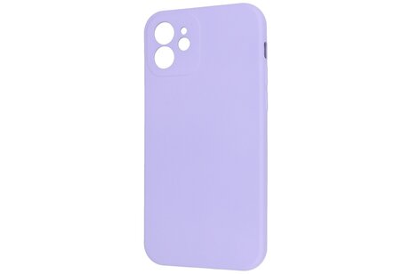 Fashion Backcover Telefoonhoesje - Color Hoesje - Geschikt voor de iPhone 12 - Paars