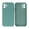 iPhone 12 Hoesje Fashion Backcover Telefoonhoesje Donker Groen