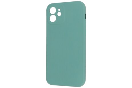 BAOHU Fashion Backcover Telefoonhoesje - Color Hoesje - Geschikt voor de iPhone 12 - Donker Groen