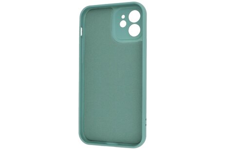 BAOHU Fashion Backcover Telefoonhoesje - Color Hoesje - Geschikt voor de iPhone 12 - Donker Groen
