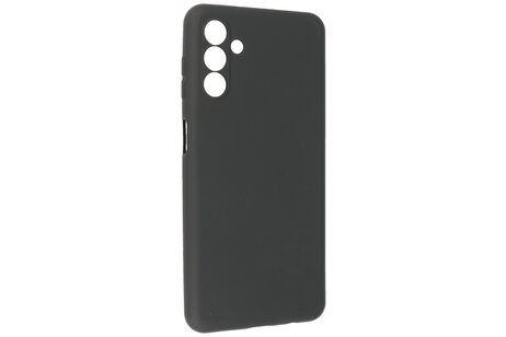 Fashion Backcover Telefoonhoesje - Color Hoesje - Geschikt voor de Samsung Galaxy A24 4G - Zwart