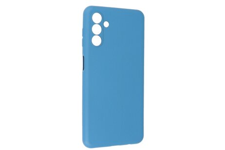 BAOHU Fashion Backcover Telefoonhoesje - Color Hoesje - Geschikt voor de Samsung Galaxy A24 4G - Navy