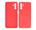 Fashion Backcover Telefoonhoesje - Color Hoesje - Geschikt voor de Samsung Galaxy A24 4G - Rood