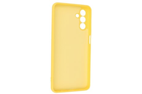 BAOHU Fashion Backcover Telefoonhoesje - Color Hoesje - Geschikt voor de Samsung Galaxy A24 4G - Geel