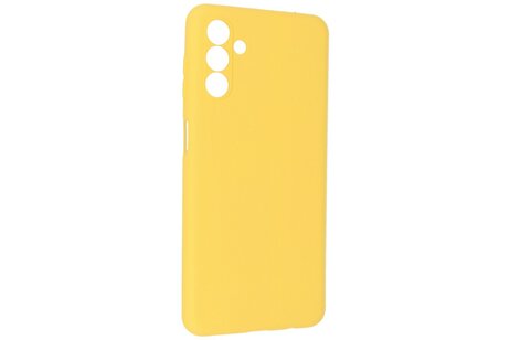 BAOHU Fashion Backcover Telefoonhoesje - Color Hoesje - Geschikt voor de Samsung Galaxy A24 4G - Geel