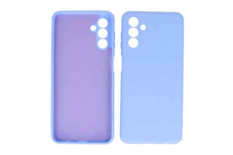 Fashion Backcover Telefoonhoesje - Color Hoesje - Geschikt voor de Samsung Galaxy A24 4G - Paars