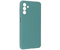 BAOHU Fashion Backcover Telefoonhoesje - Color Hoesje - Geschikt voor de Samsung Galaxy A24 4G - Donker Groen