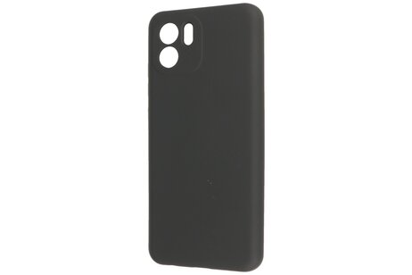 Fashion Backcover Telefoonhoesje - Color Hoesje - Geschikt voor de Xiaomi Redmi A1 - Zwart