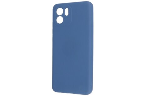 Fashion Backcover Telefoonhoesje - Color Hoesje - Geschikt voor de Xiaomi Redmi A1 - Navy