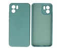 Fashion Backcover Telefoonhoesje - Color Hoesje - Geschikt voor de Xiaomi Redmi A1 - Donker Groen