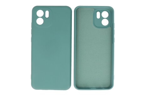 BAOHU Fashion Backcover Telefoonhoesje - Color Hoesje - Geschikt voor de Xiaomi Redmi A1 - Donker Groen