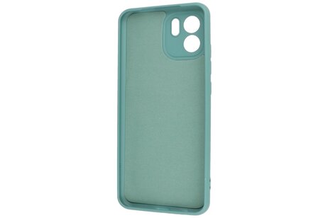 BAOHU Fashion Backcover Telefoonhoesje - Color Hoesje - Geschikt voor de Xiaomi Redmi A1 - Donker Groen