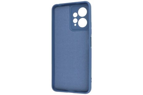 BAOHU Fashion Backcover Telefoonhoesje - Color Hoesje - Geschikt voor de Xiaomi Redmi Note 12 4G - Navy