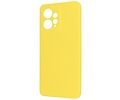 Fashion Backcover Telefoonhoesje - Color Hoesje - Geschikt voor de Xiaomi Redmi Note 12 4G - Geel