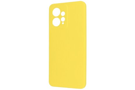 BAOHU Fashion Backcover Telefoonhoesje - Color Hoesje - Geschikt voor de Xiaomi Redmi Note 12 4G - Geel