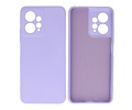 Fashion Backcover Telefoonhoesje - Color Hoesje - Geschikt voor de Xiaomi Redmi Note 12 4G - Paars
