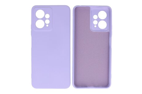 Fashion Backcover Telefoonhoesje - Color Hoesje - Geschikt voor de Xiaomi Redmi Note 12 4G - Paars