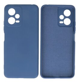 Xiaomi Redmi Note 12 5G - Poco X5 Hoesje Fashion Backcover Telefoonhoesje Navy