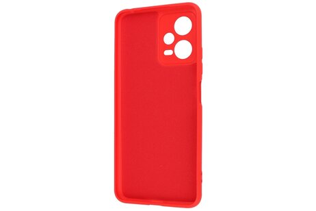 BAOHU Fashion Backcover Telefoonhoesje - Color Hoesje - Geschikt voor de Xiaomi Redmi Note 12 5G - Poco X5 - Rood