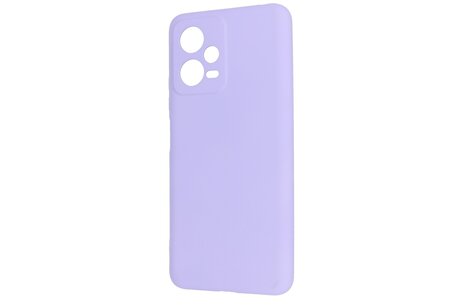 BAOHU Fashion Backcover Telefoonhoesje - Color Hoesje - Geschikt voor de Xiaomi Redmi Note 12 5G - Poco X5 - Paars