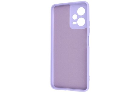 BAOHU Fashion Backcover Telefoonhoesje - Color Hoesje - Geschikt voor de Xiaomi Redmi Note 12 5G - Poco X5 - Paars