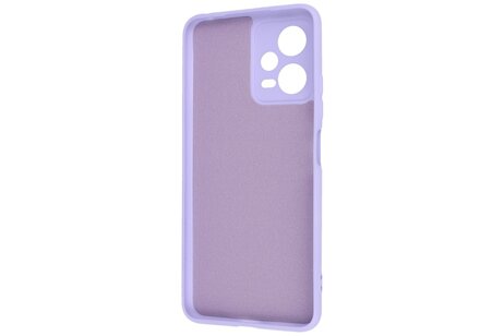 Fashion Backcover Telefoonhoesje - Color Hoesje - Geschikt voor de Xiaomi Redmi Note 12 5G - Poco X5 - Paars