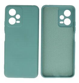 BAOHU Xiaomi Redmi Note 12 5G - Poco X5 Hoesje Fashion Backcover Telefoonhoesje Donker Groen