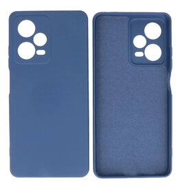 BAOHU Xiaomi Redmi Note 12 Pro 5G Hoesje Fashion Backcover Telefoonhoesje Navy