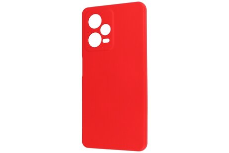 BAOHU Fashion Backcover Telefoonhoesje - Color Hoesje - Geschikt voor de Xiaomi Redmi Note 12 Pro 5G - Rood