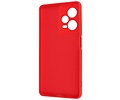 Fashion Backcover Telefoonhoesje - Color Hoesje - Geschikt voor de Xiaomi Redmi Note 12 Pro 5G - Rood