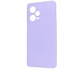 Fashion Backcover Telefoonhoesje - Color Hoesje - Geschikt voor de Xiaomi Redmi Note 12 Pro 5G - Paars