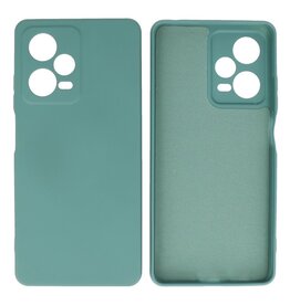 BAOHU Xiaomi Redmi Note 12 Pro 5G Hoesje Fashion Backcover Telefoonhoesje Donker Groen