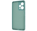 BAOHU Fashion Backcover Telefoonhoesje - Color Hoesje - Geschikt voor de Xiaomi Redmi Note 12 Pro 5G - Donker Groen
