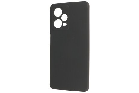 BAOHU Fashion Backcover Telefoonhoesje - Color Hoesje - Geschikt voor de Xiaomi Redmi Note 12 Pro Plus 5G - Zwart