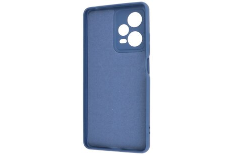 BAOHU Fashion Backcover Telefoonhoesje - Color Hoesje - Geschikt voor de Xiaomi Redmi Note 12 Pro Plus 5G - Navy