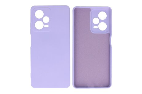 BAOHU Fashion Backcover Telefoonhoesje - Color Hoesje - Geschikt voor de Xiaomi Redmi Note 12 Pro Plus 5G - Paars