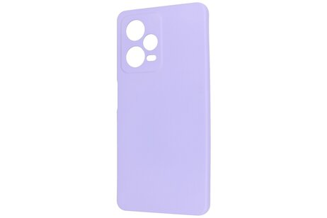 Fashion Backcover Telefoonhoesje - Color Hoesje - Geschikt voor de Xiaomi Redmi Note 12 Pro Plus 5G - Paars