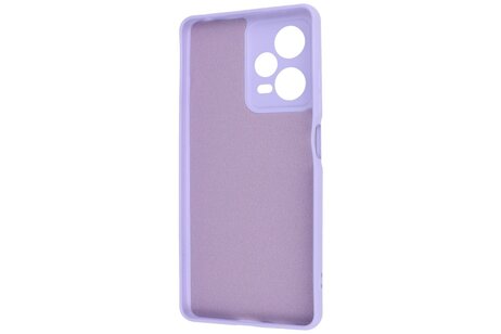 BAOHU Fashion Backcover Telefoonhoesje - Color Hoesje - Geschikt voor de Xiaomi Redmi Note 12 Pro Plus 5G - Paars