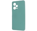 Fashion Backcover Telefoonhoesje - Color Hoesje - Geschikt voor de Xiaomi Redmi Note 12 Pro Plus 5G - Donker Groen