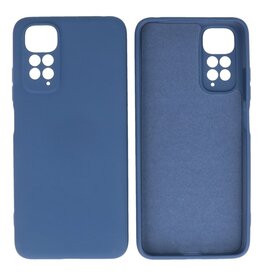 Xiaomi Redmi Note 11 - 11s 4G Hoesje Fashion Backcover Telefoonhoesje Navy