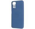 BAOHU Fashion Backcover Telefoonhoesje - Color Hoesje - Geschikt voor de Xiaomi Redmi Note 11 - 11s 4G - Navy