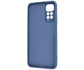 Fashion Backcover Telefoonhoesje - Color Hoesje - Geschikt voor de Xiaomi Redmi Note 11 - 11s 4G - Navy