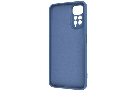 Fashion Backcover Telefoonhoesje - Color Hoesje - Geschikt voor de Xiaomi Redmi Note 11 - 11s 4G - Navy