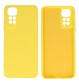 BAOHU Xiaomi Redmi Note 11 - 11s 4G Hoesje Fashion Backcover Telefoonhoesje Geel