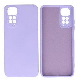 Xiaomi Redmi Note 11 - 11s 4G Hoesje Fashion Backcover Telefoonhoesje Paars