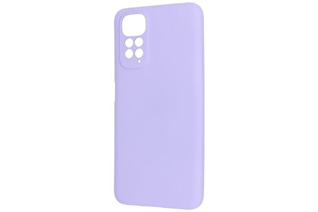 Fashion Backcover Telefoonhoesje - Color Hoesje - Geschikt voor de Xiaomi Redmi Note 11 - 11s 4G - Paars