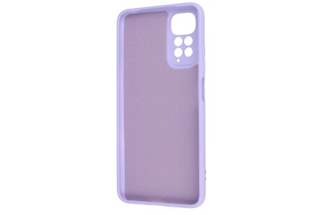 BAOHU Fashion Backcover Telefoonhoesje - Color Hoesje - Geschikt voor de Xiaomi Redmi Note 11 - 11s 4G - Paars